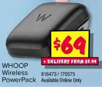 JB Hi-Fi Whoop wireless powerpack offer