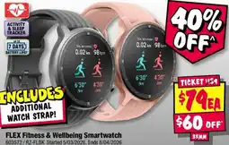 JB Hi-Fi Flex fitness & wellbeing smartwatch offer