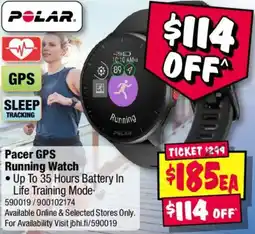 JB Hi-Fi Pacer gps running watch offer
