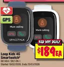JB Hi-Fi Loop kids 4g smartwatch* offer