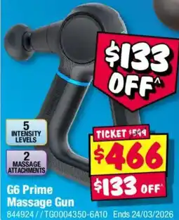 JB Hi-Fi G6 prime massage gun offer