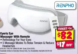 JB Hi-Fi Everis eye massager with remote offer