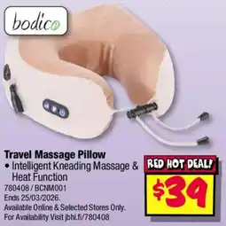 JB Hi-Fi Travel massage pillow offer
