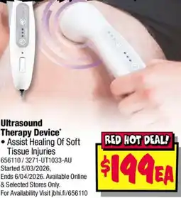JB Hi-Fi Ultrasound therapy device offer
