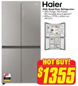 The Good Guys Haier quad door refrigerator offer
