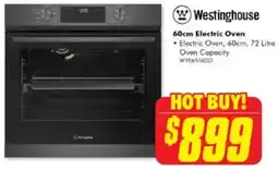 The Good Guys Westinghouse electric oven offer