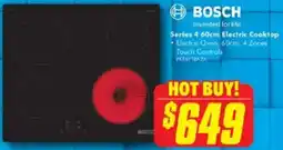 The Good Guys Bosch series 4 electric cooktop offer