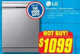 The Good Guys Lg dishwasher offer