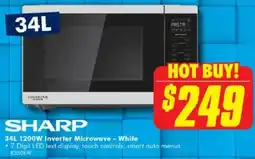 The Good Guys Sharp inverter microwave offer