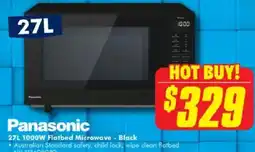 The Good Guys Panasonic flatbed microwave offer