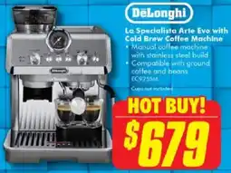 The Good Guys La specialista arte evo with cold brew coffee machine • manual coffee machine offer