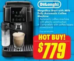 The Good Guys Magnifica start with milk fully automatic coffee machine offer