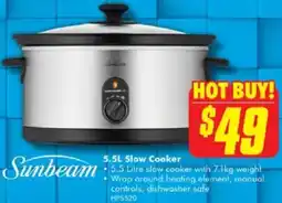 The Good Guys Sunbeam slow cooker offer