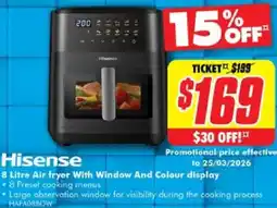The Good Guys Hisense air fryer offer