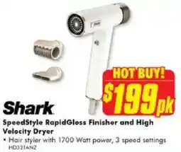 The Good Guys Speedstyle rapidgloss finisher and high velocity dryer offer