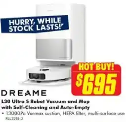 The Good Guys L30 ultra s robot vacuum and mop offer