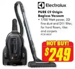 The Good Guys Electrolux pure c9 origin bagless vacuum offer