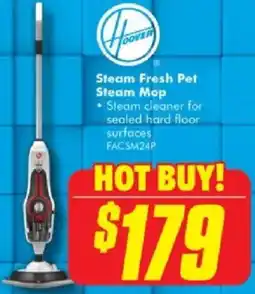 The Good Guys Hoover steam fresh pet steam mop offer