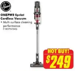 The Good Guys Onepwr sprint cordless vacuum offer