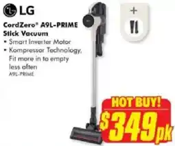The Good Guys Lg cordzero a9l-prime stick vacuum offer