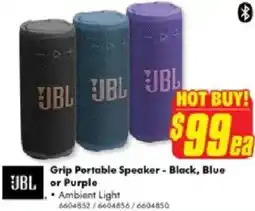 The Good Guys Grip portable speaker offer