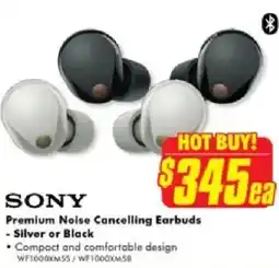The Good Guys Sony premium noise cancelling earbuds offer