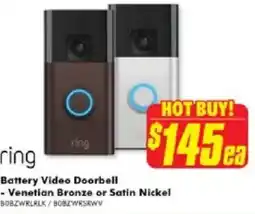 The Good Guys Ring battery video doorbell offer