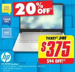 The Good Guys N150 laptop offer