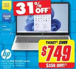 The Good Guys Hp i5 8gb laptop offer
