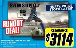 The Good Guys Qn70f neo qled 4k mini-led smart al tv 2025 offer