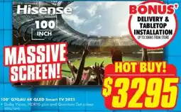 The Good Guys Hisense q7qau 4k qled smart tv 2025 offer