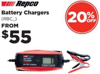 Repco Battery Chargers offer