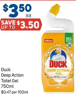 Foodland Duck Deep Action Toilet Gel offer