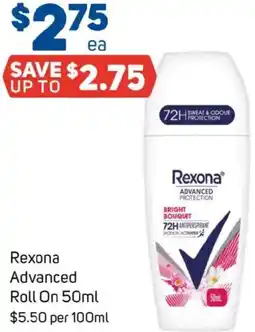 Foodland Rexona Advanced Roll On offer