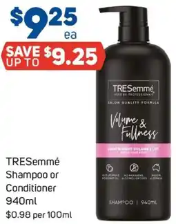Foodland TRESemmé Shampoo or Conditioner offer