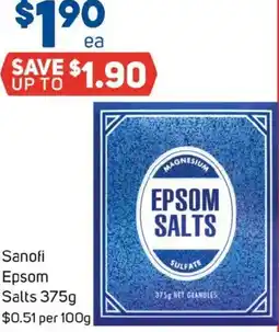 Foodland Sanofi Epsom Salts offer