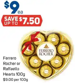 Foodland Ferrero Rocher or Raffaello Hearts offer
