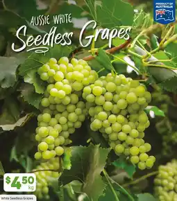 Foodland White Seedless Grapes offer