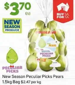 Foodland New Season Peculiar Picks Pears offer