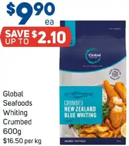 Foodland Global Seafoods Whiting Crumbed offer