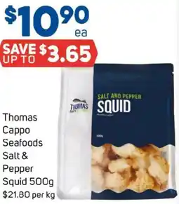 Foodland Thomas Cappo Seafoods Salt & Pepper Squid offer