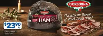 Foodland D'Orsogna Black Forest Ham offer