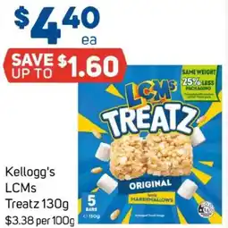 Foodland Kellogg's LCMs Treatz offer
