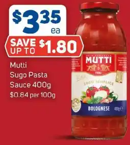 Foodland Mutti Sugo Pasta Sauce offer