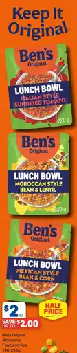 Foodland Ben's Original Microwave Flavoured Rice offer