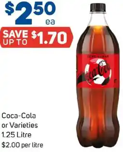 Foodland Coca-Cola or Varieties offer