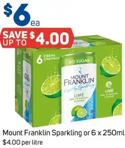 Foodland Mount Franklin Sparkling offer