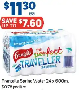 Foodland Frantelle Spring Water offer