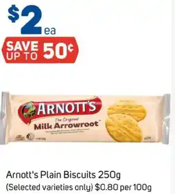 Foodland Arnott's Plain Biscuits offer