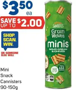 Foodland Mini Snack Cannisters offer